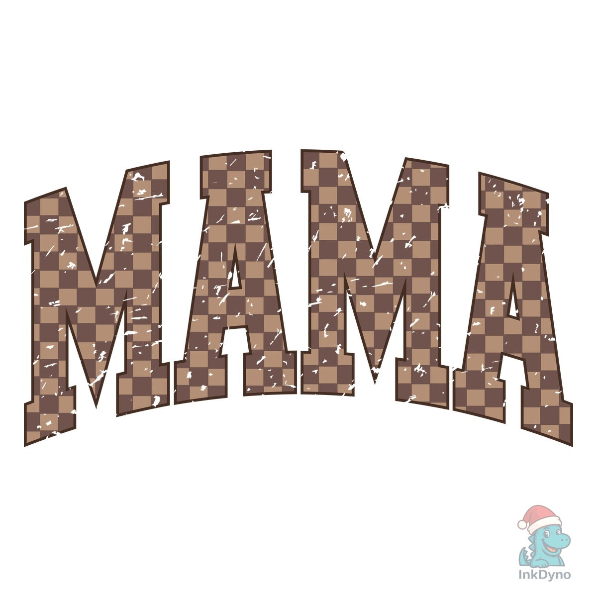 Retro Checkered Mama Graphic