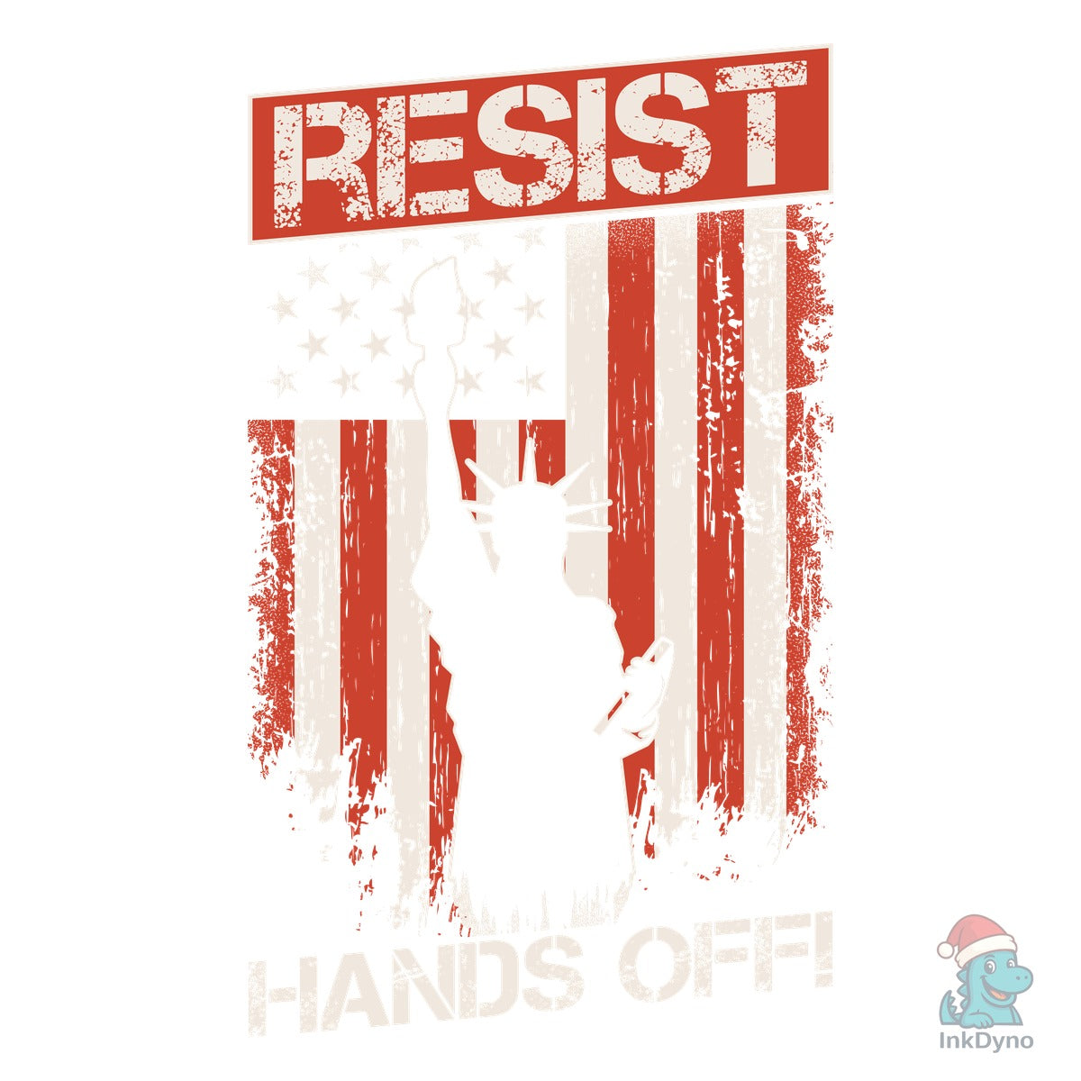 Resist Hands off Protest T Shirt Design