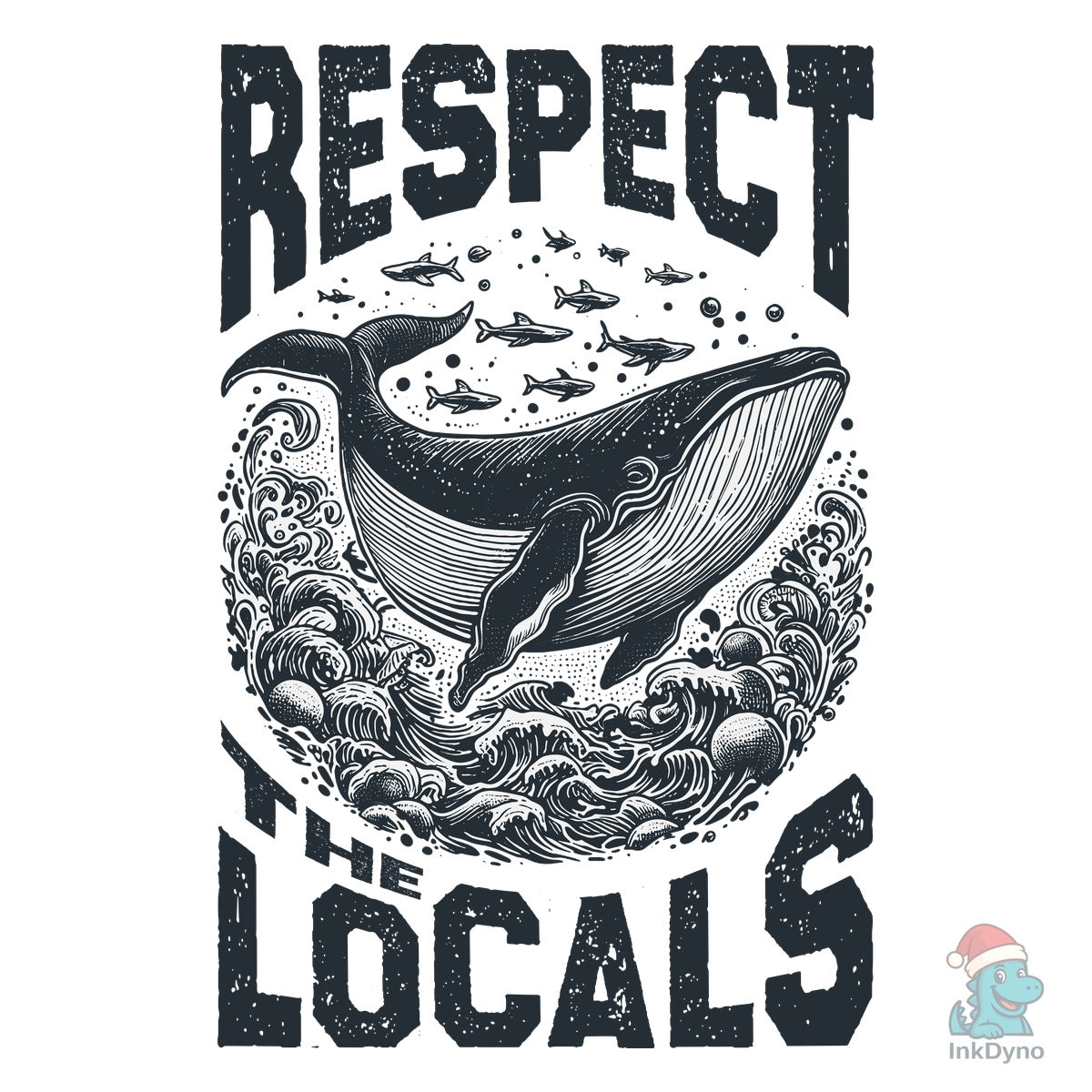 Respect the Locals Whale Shirt