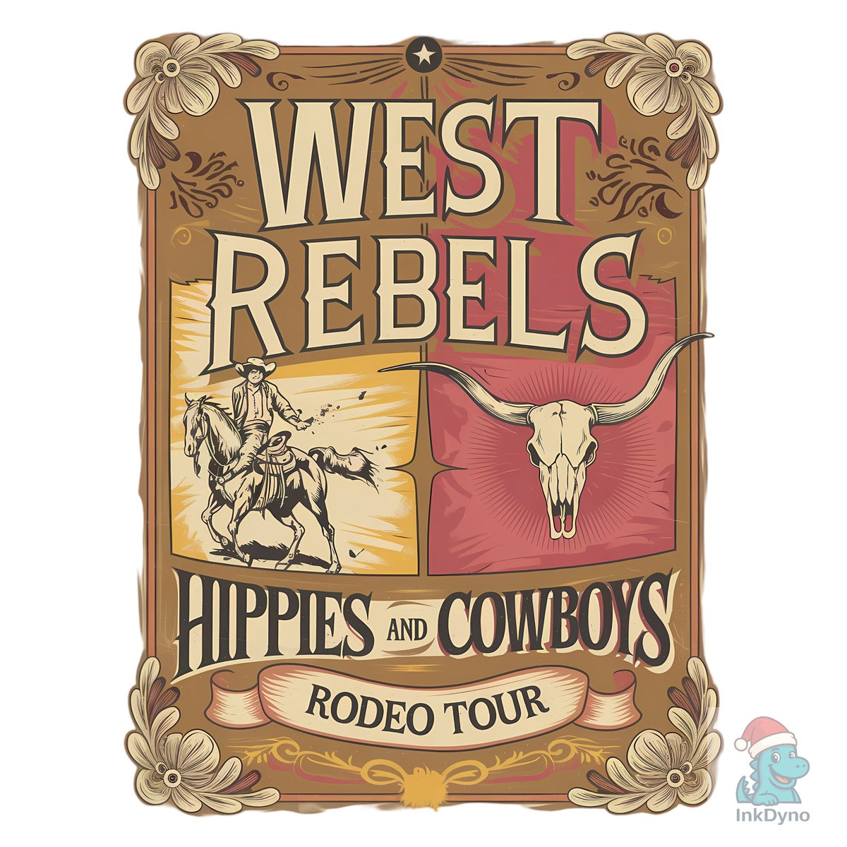 West Rebels Rodeo Tour Poster
