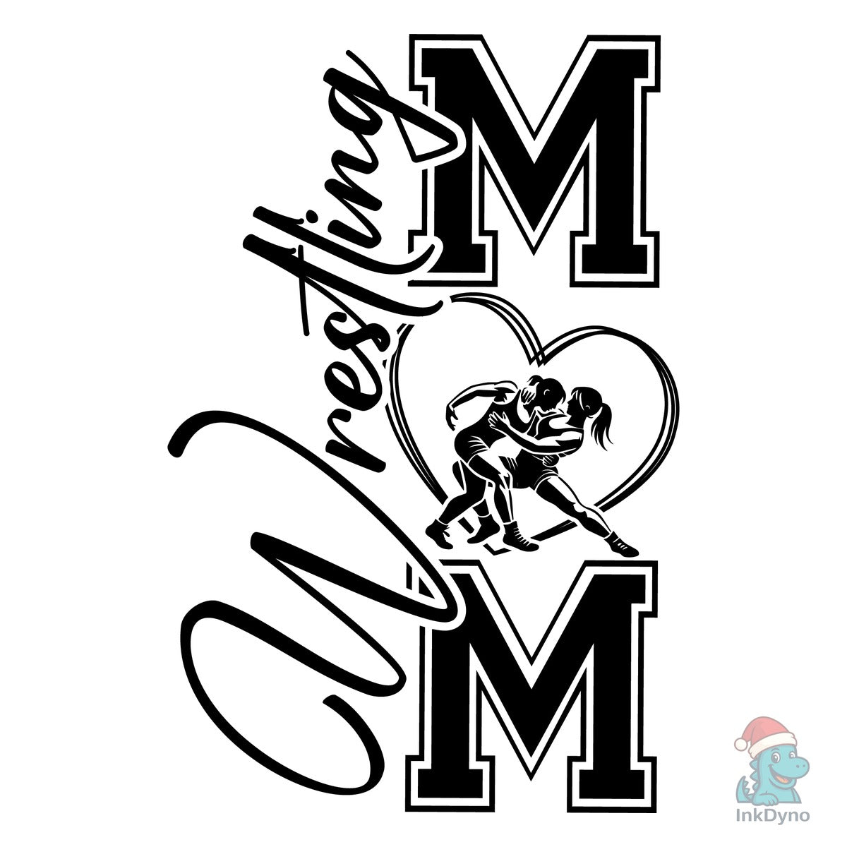 Wrestling Mom Shirt Design