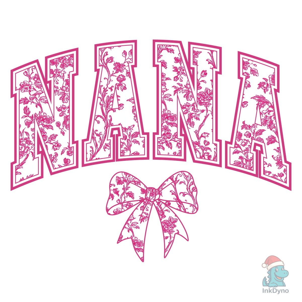 Nana Chinoiserie Pink Coquette Bow