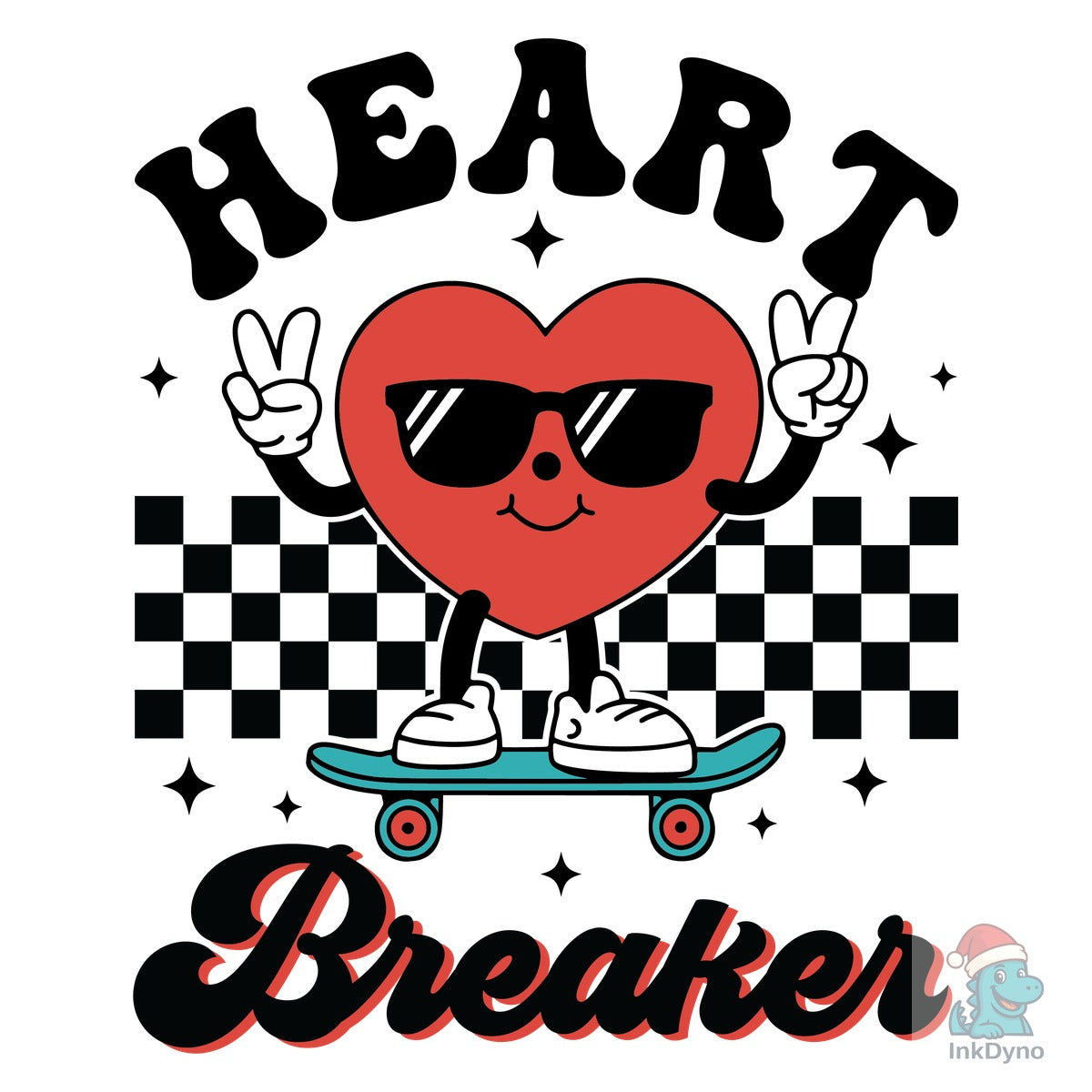 Heart Breaker Retro Boy Valentine's Day