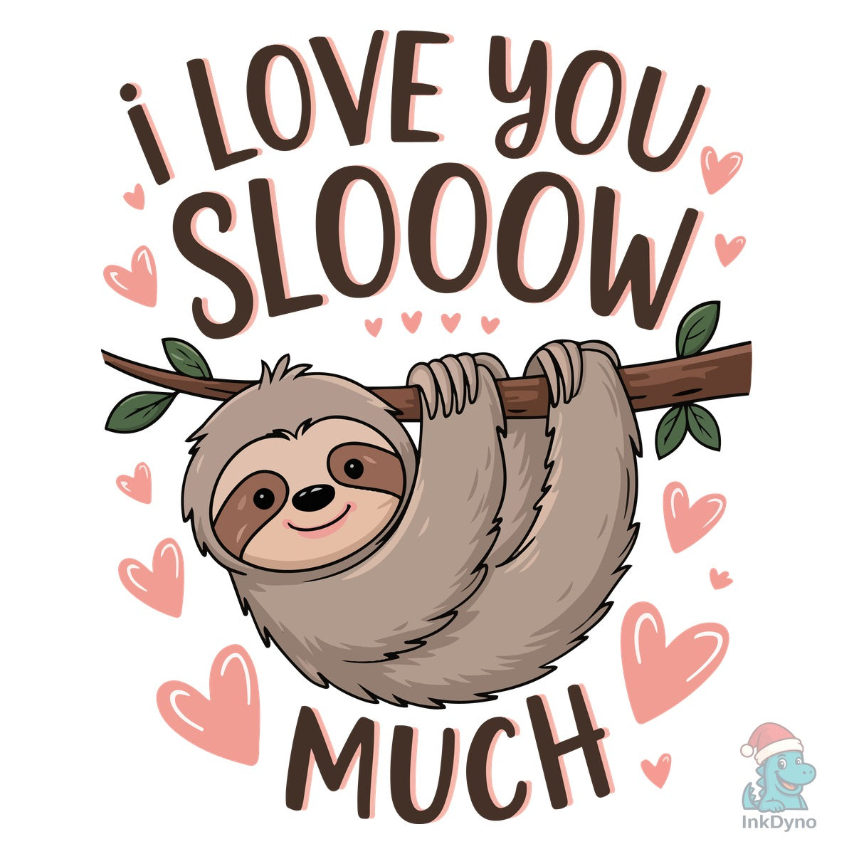 Sloth Valentine Graphic for Sloth Lovers
