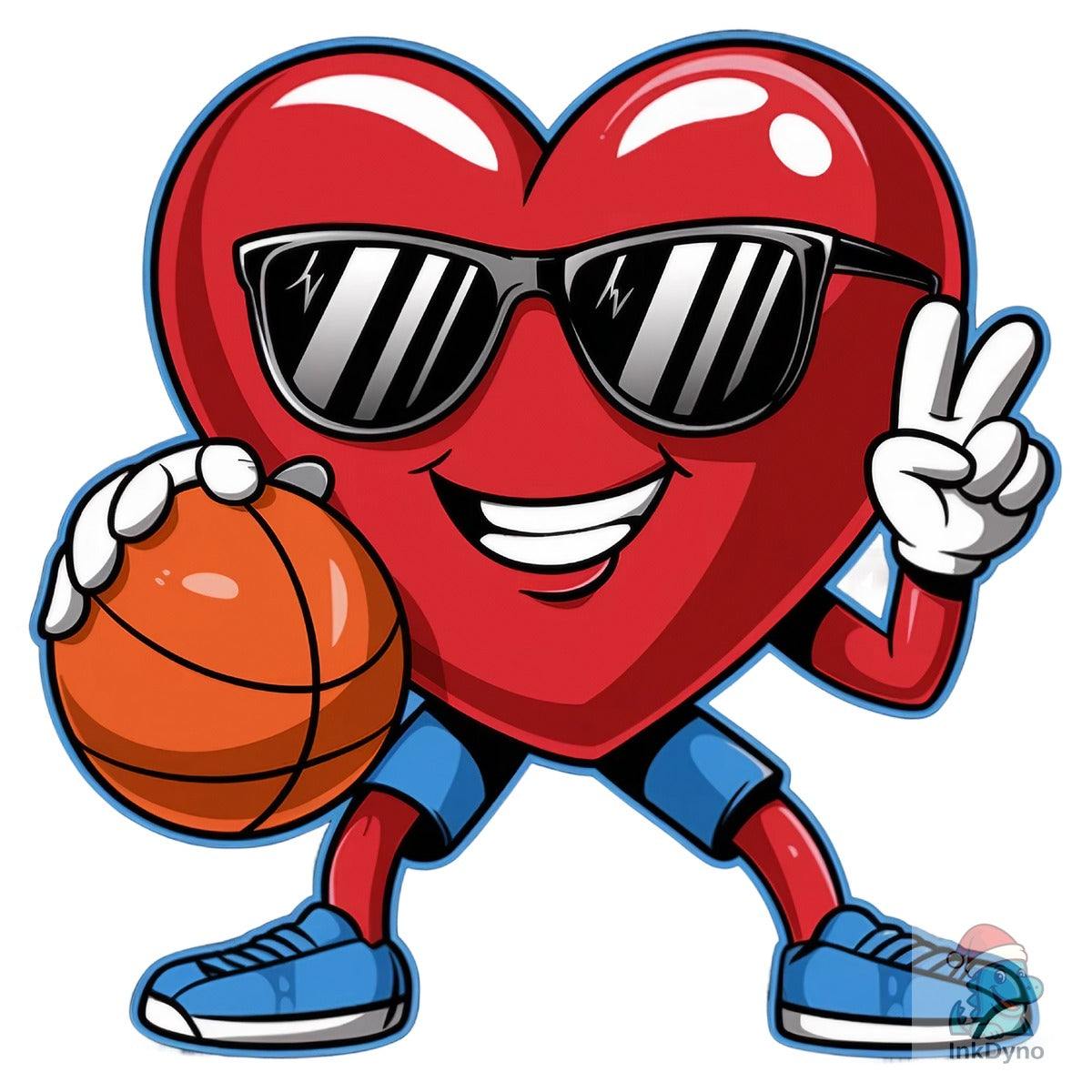 Valentine's Day Heart Basketball