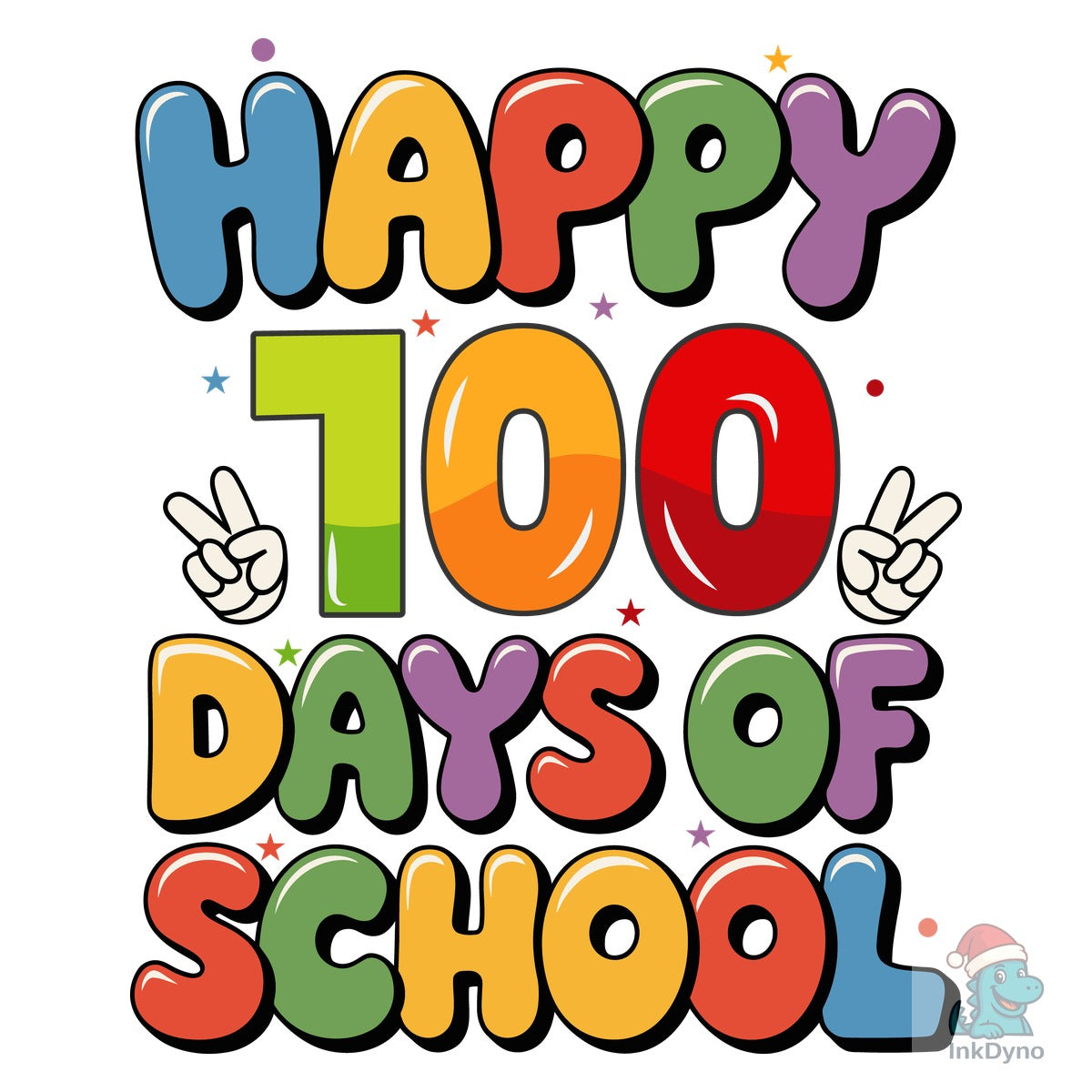 100 Days of School Happy 100 Days School