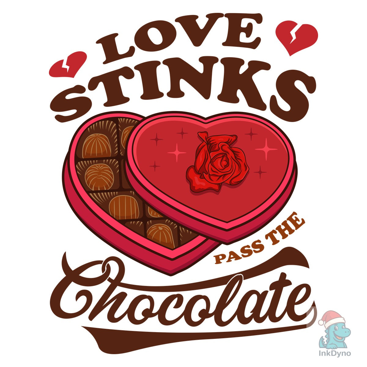 Love Stinks Pass the Chocolate Design 06