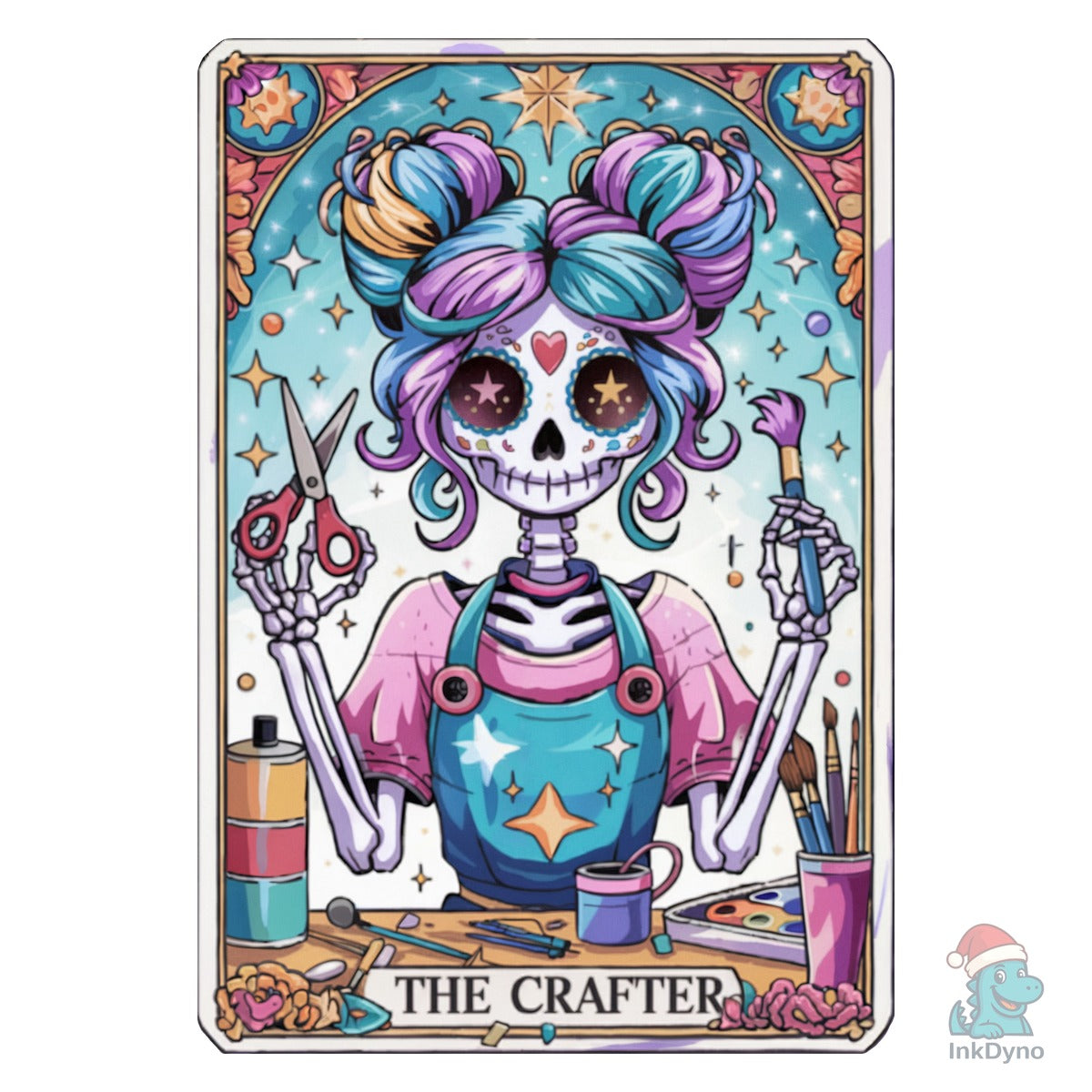 The Crafter Skeleton Tarot Card Craft