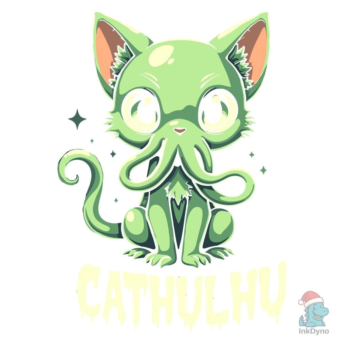 Cathulhu Funny Cute Monster Cat Humor