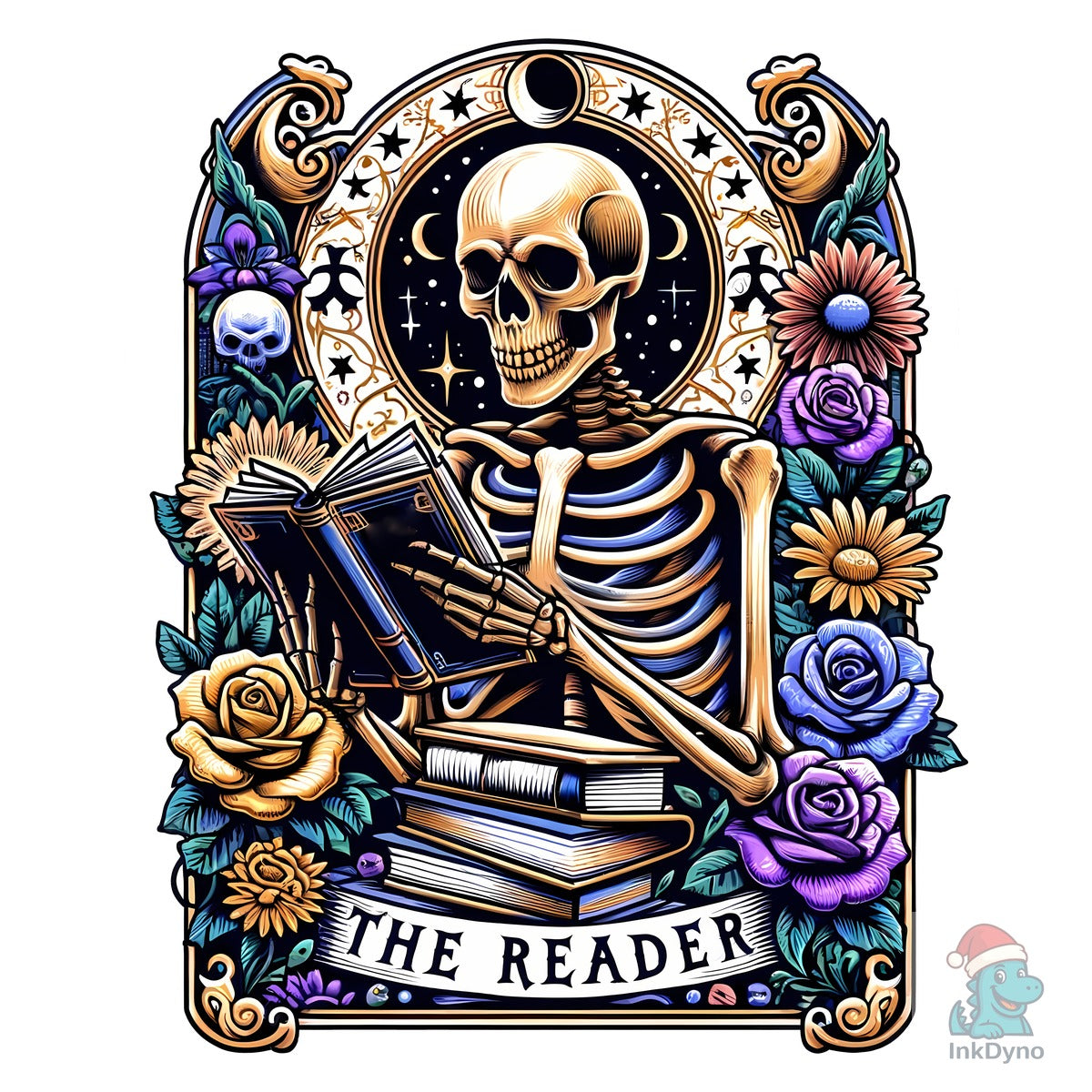 Funny Tarot Skeleton Reader