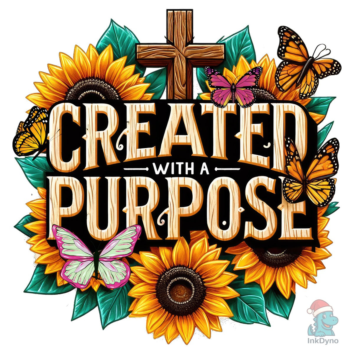 Created With A Purpose Sunflower Cross