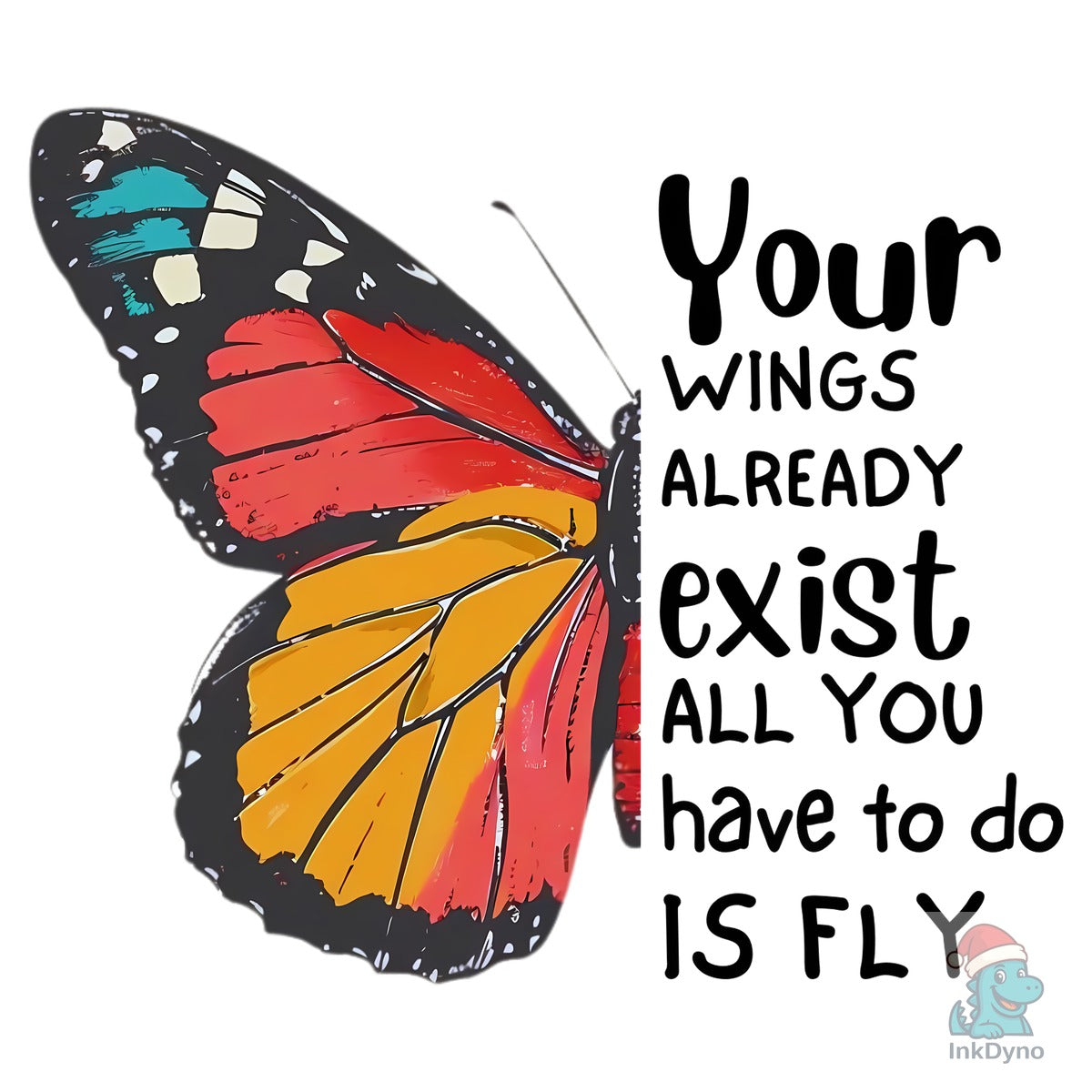 God Scripture BUtterfly