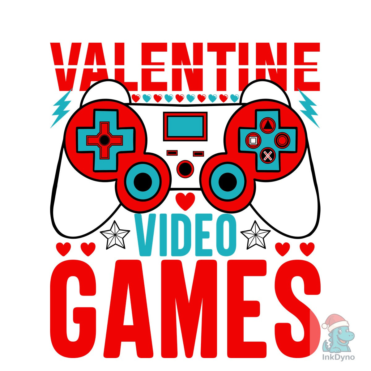 V is for Video Games T-Shirt Design