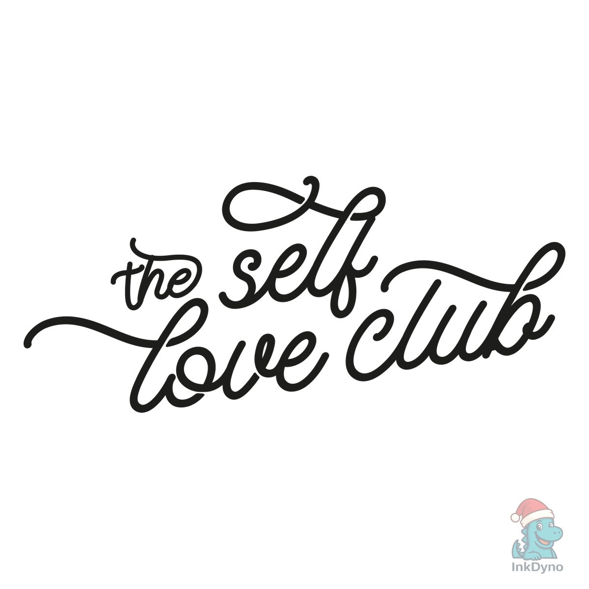 The Self Love Club Heat-Press Graphic