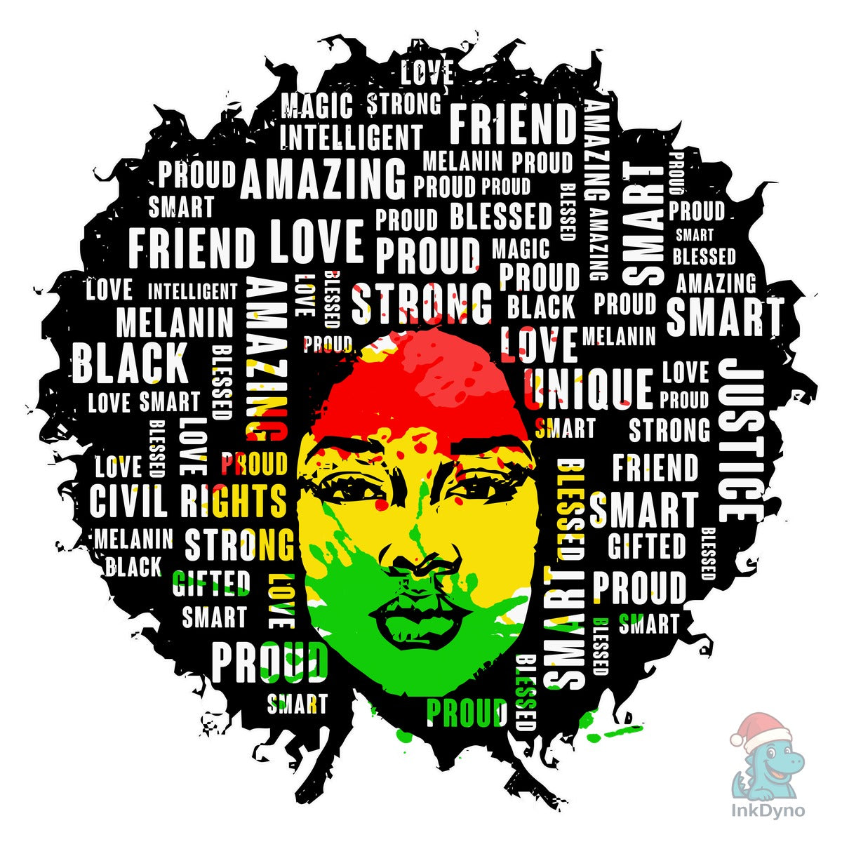Black History Afro Woman Design
