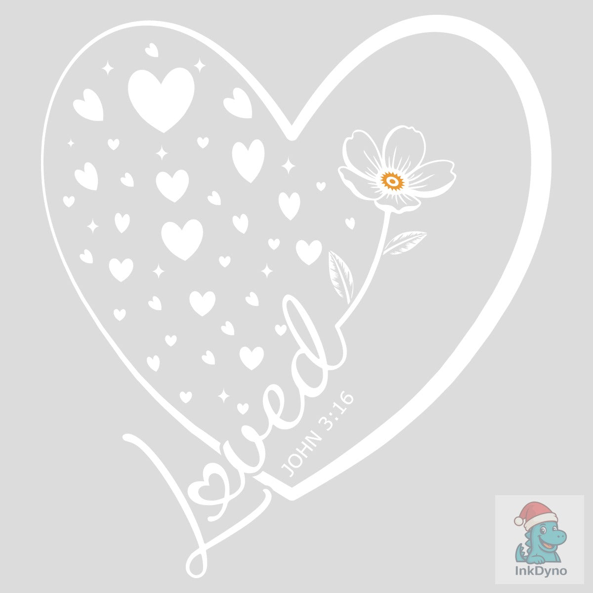 Loved John 3:16 Jesus Valentine Lo