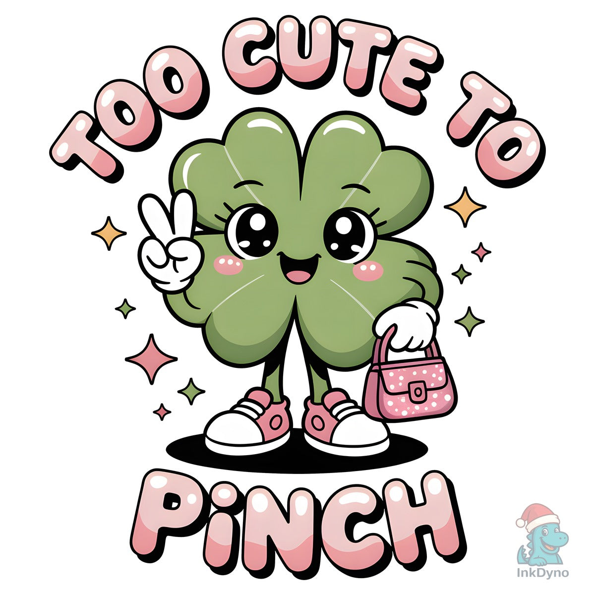 Too Cute to Pinch St Patrick's Day Desig