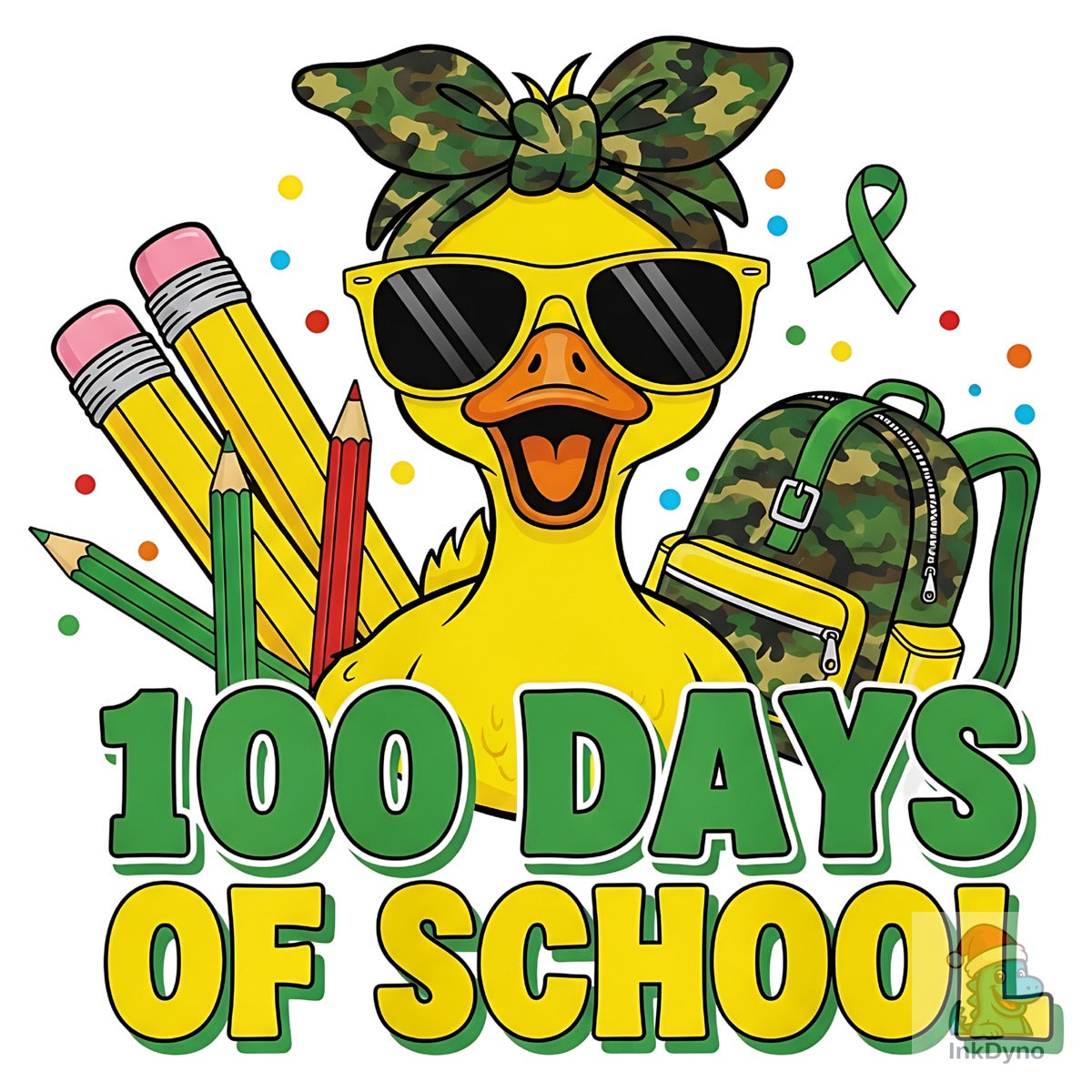 100 Days of School Duck Camo