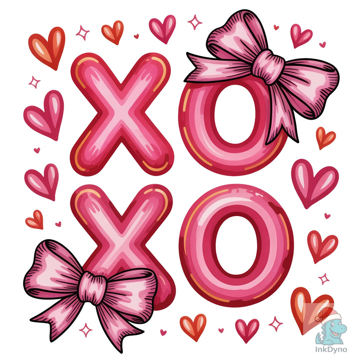 Coquette Valentines XOXO Xoxo Bow