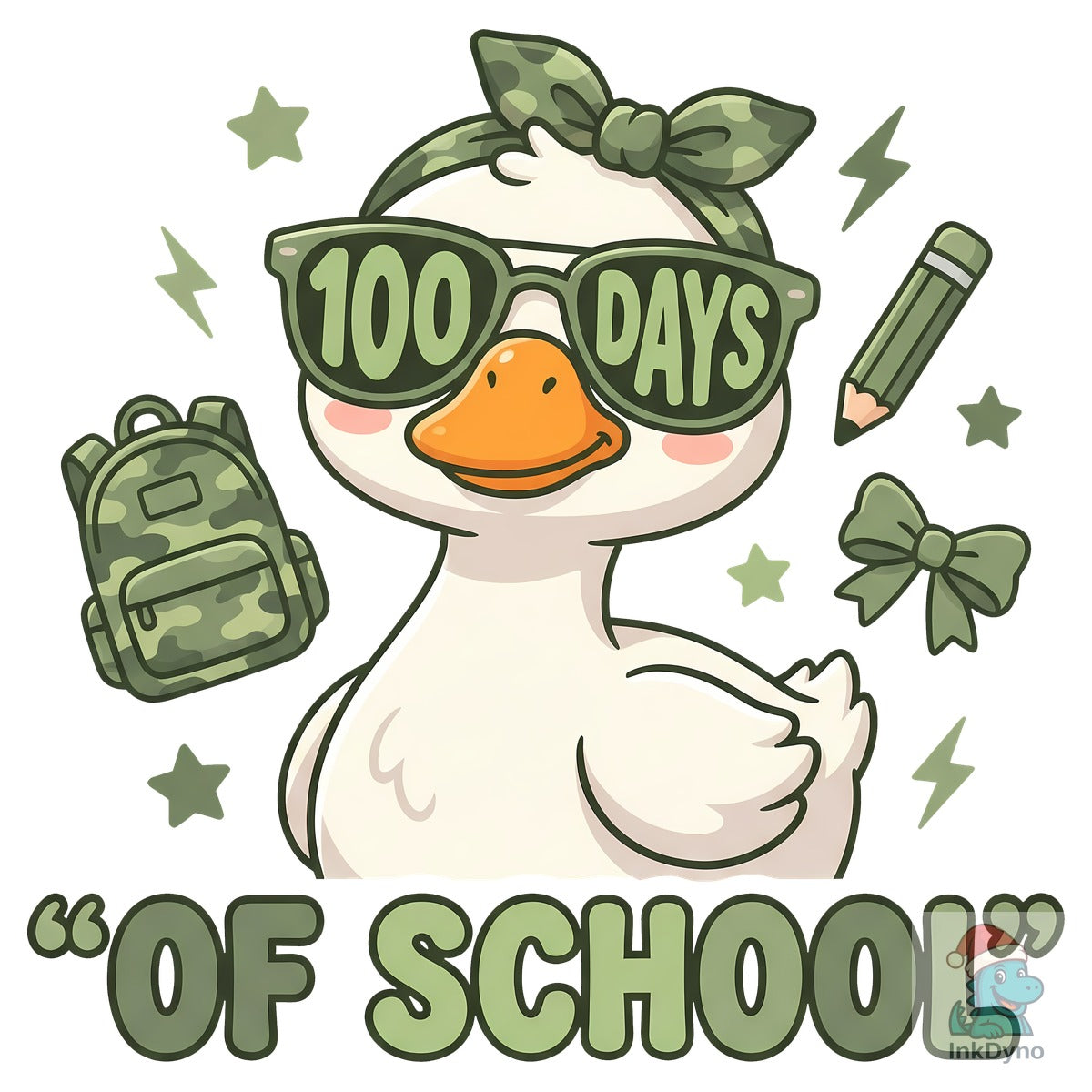 Cute Duck 100 Days of School