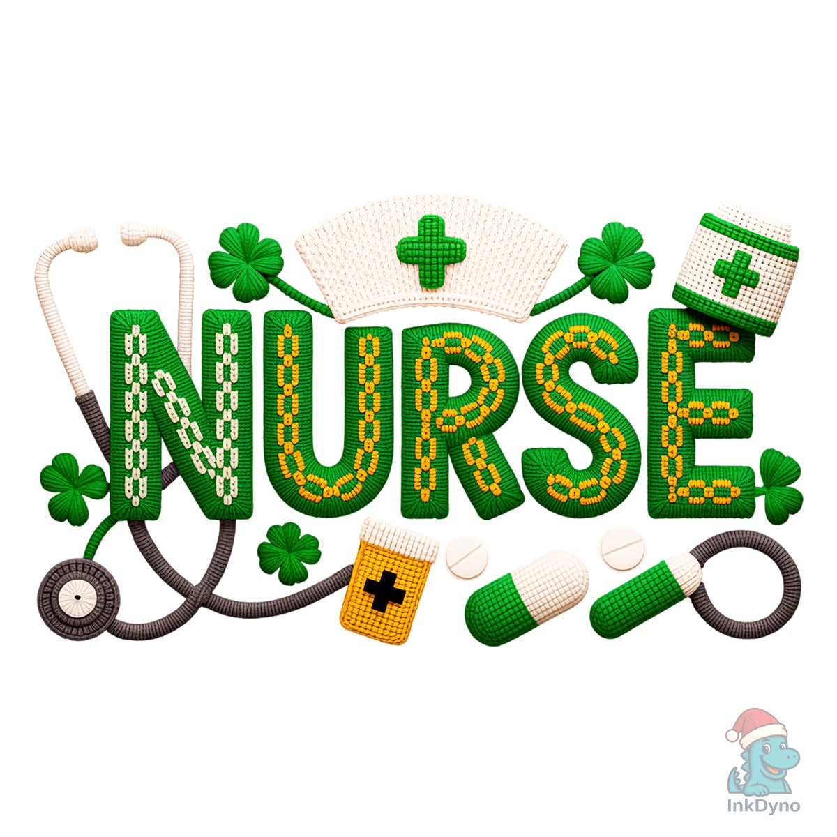 St Patrick's Day Nurse Crochet Yarn