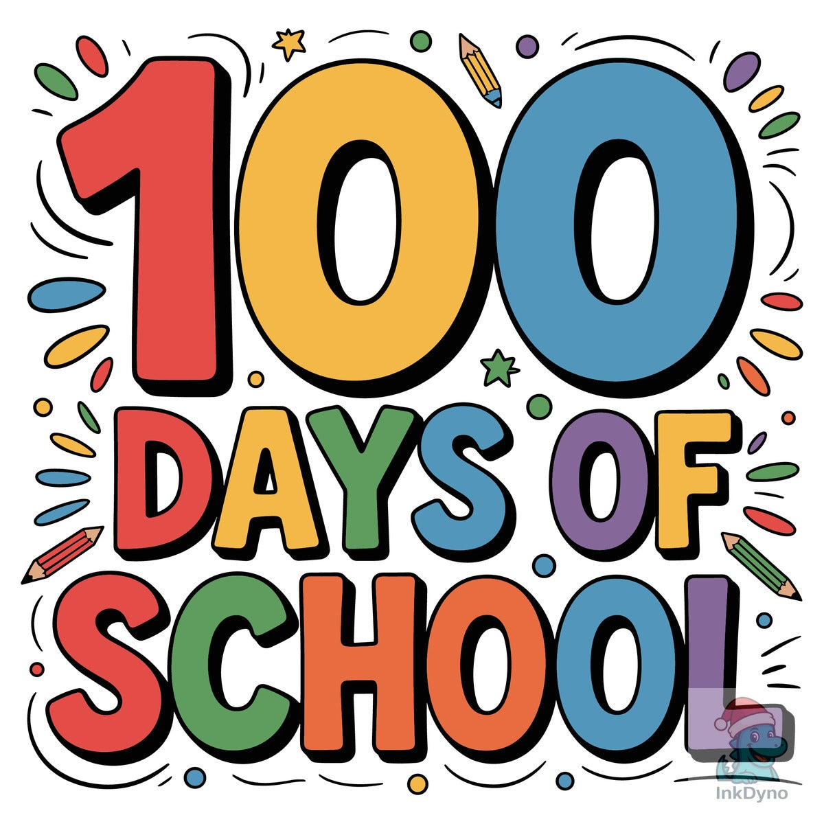 100 Days of School Happy 100 Days