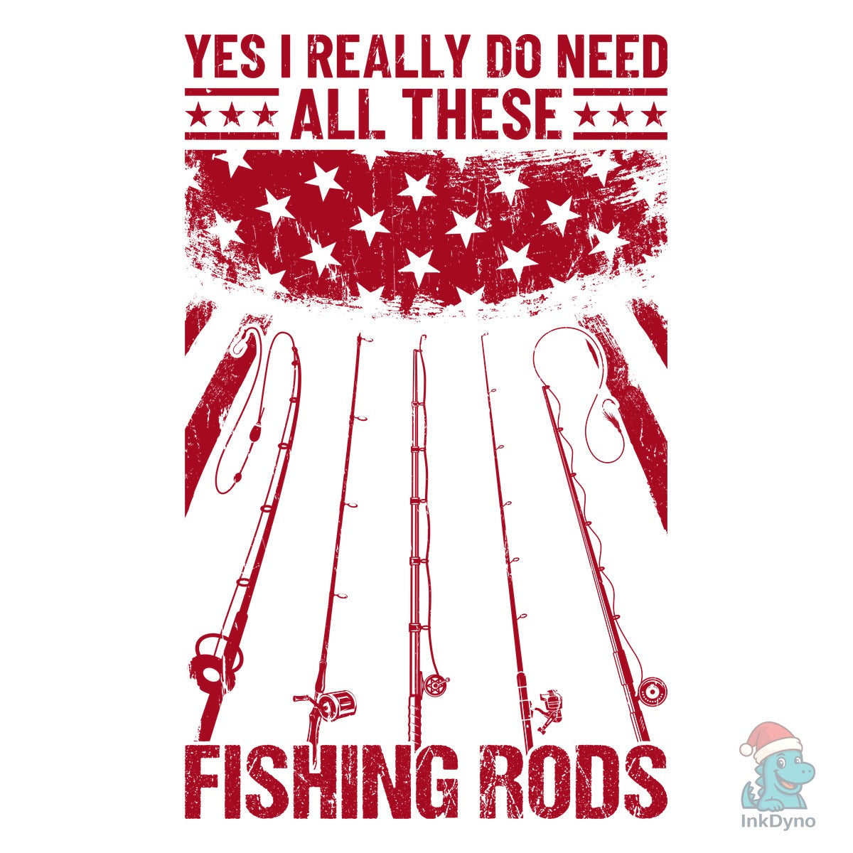 Fishing Rod Addiction Humor T-shirt
