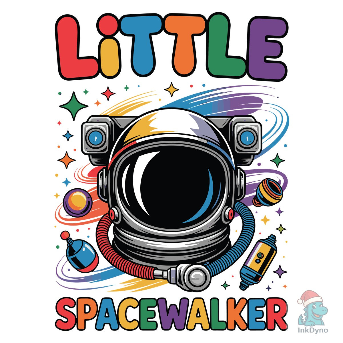 Little Spacewalker Cute Astronaut Theme
