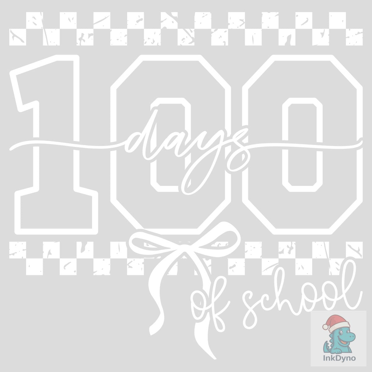 100 Days of School Bow Coquette
