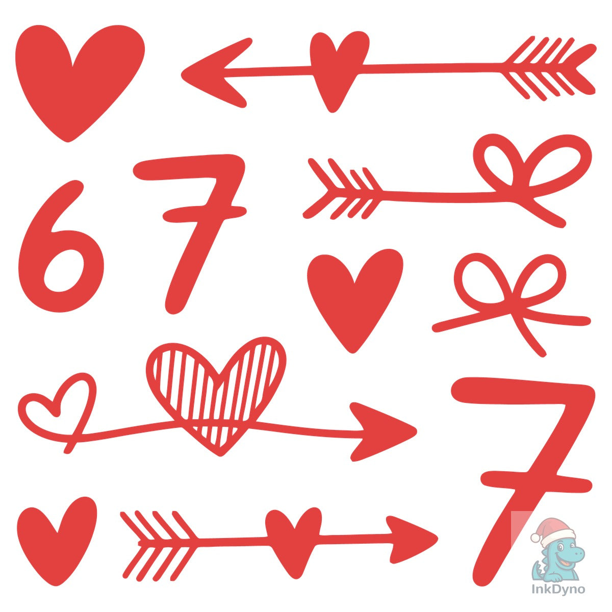Six Seven Love Graphic