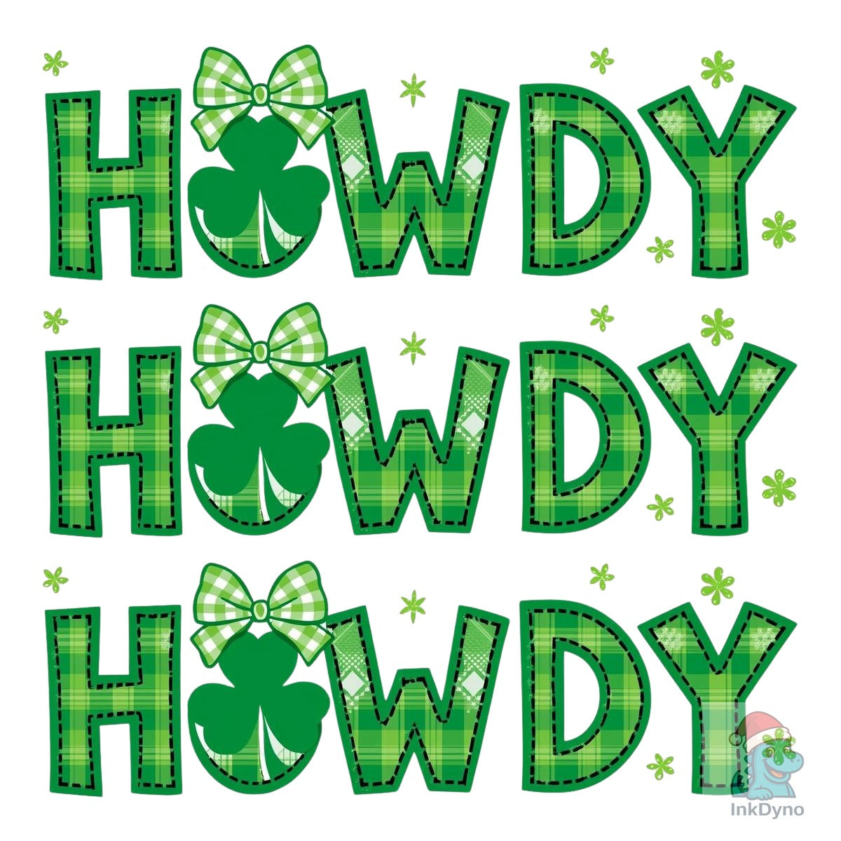 Howdy St. Patrick's Day Coquette Clover