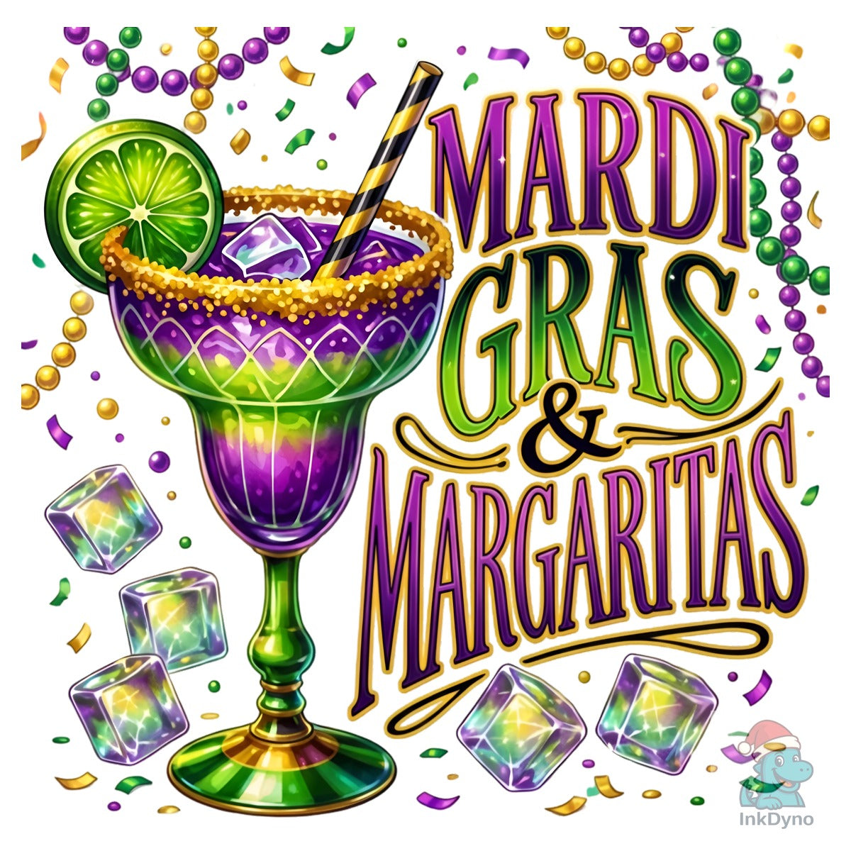 Mardi Gras Margaritas Design