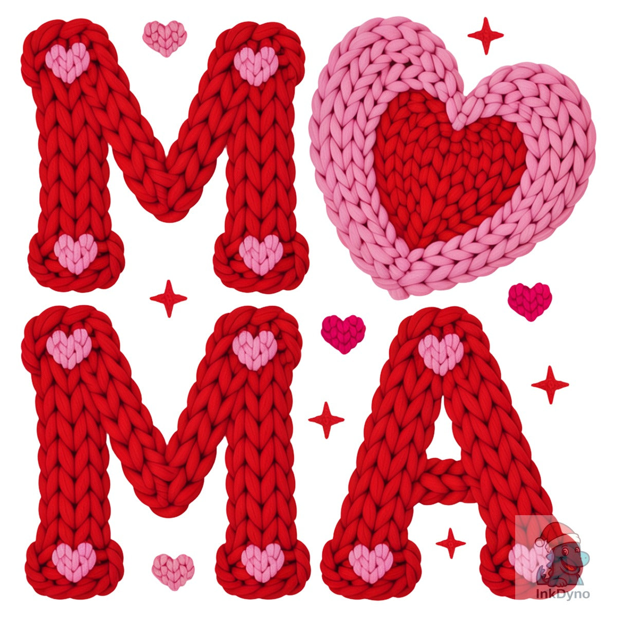 Latch Hook Mama Heart Sublimation