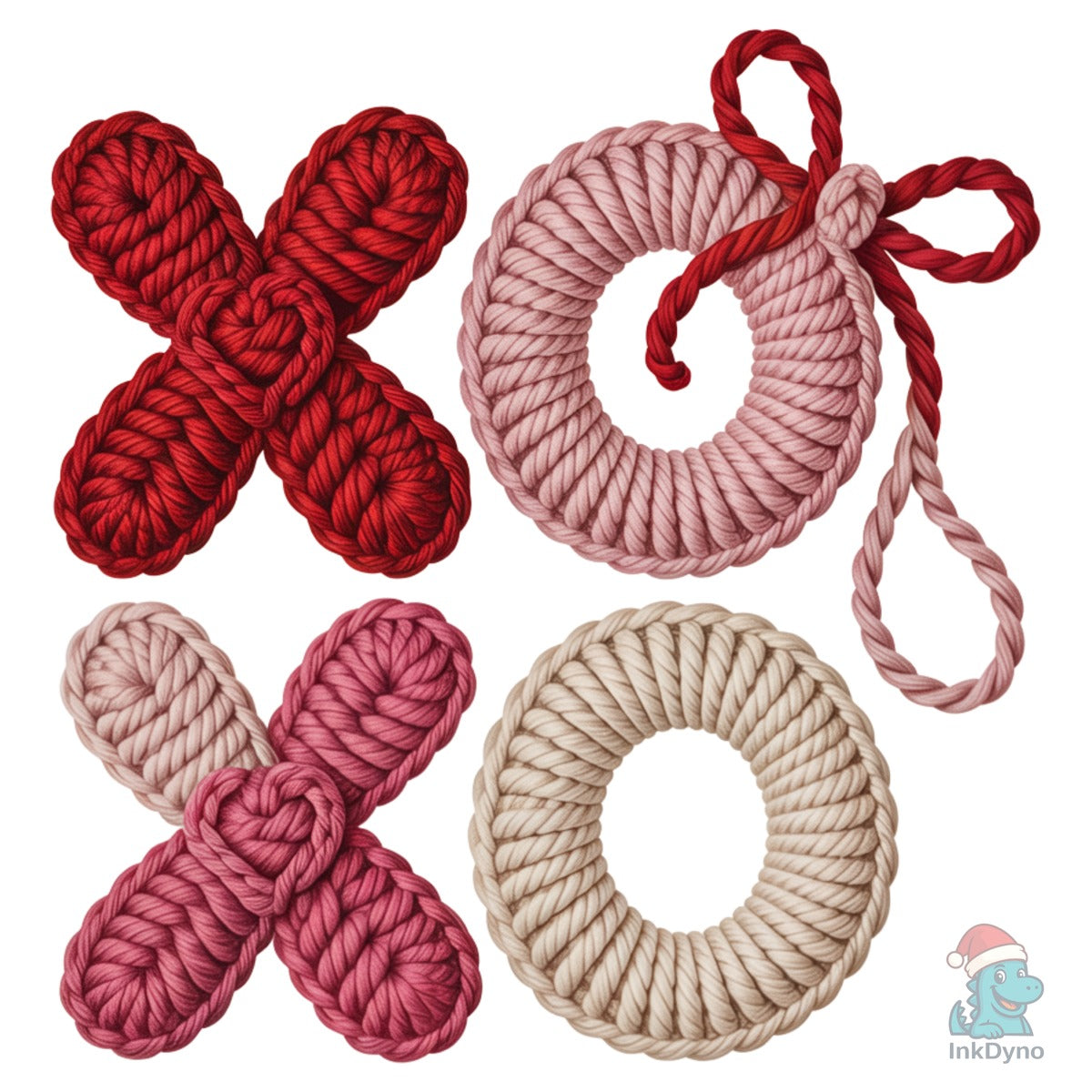 Valentine XOXO Faux Crochet T-Shirt