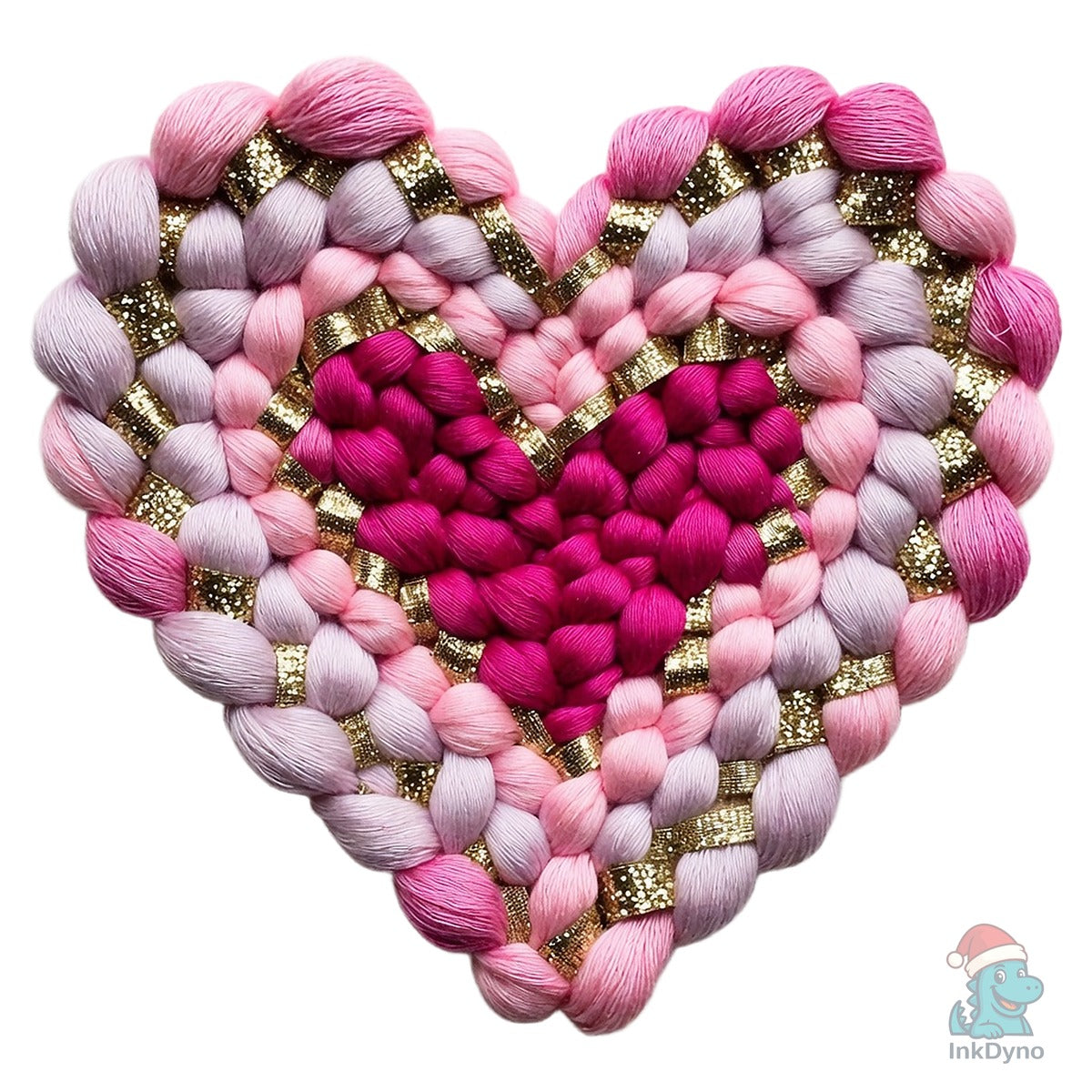 Faux Yarn Love Glitter Trendy Shirt