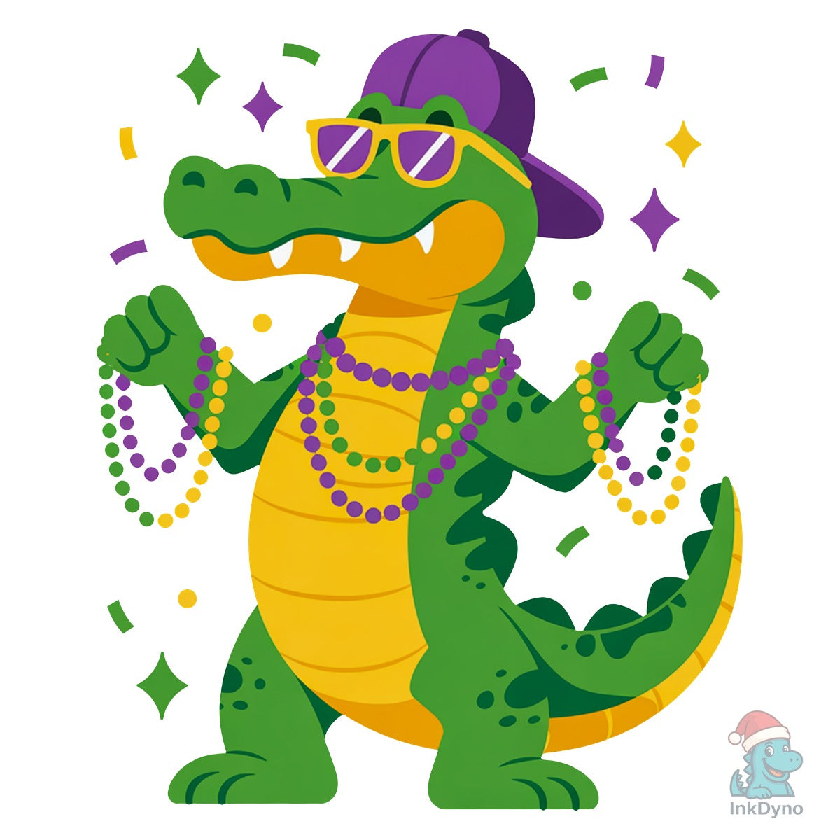 Mardi Gras Alligator
