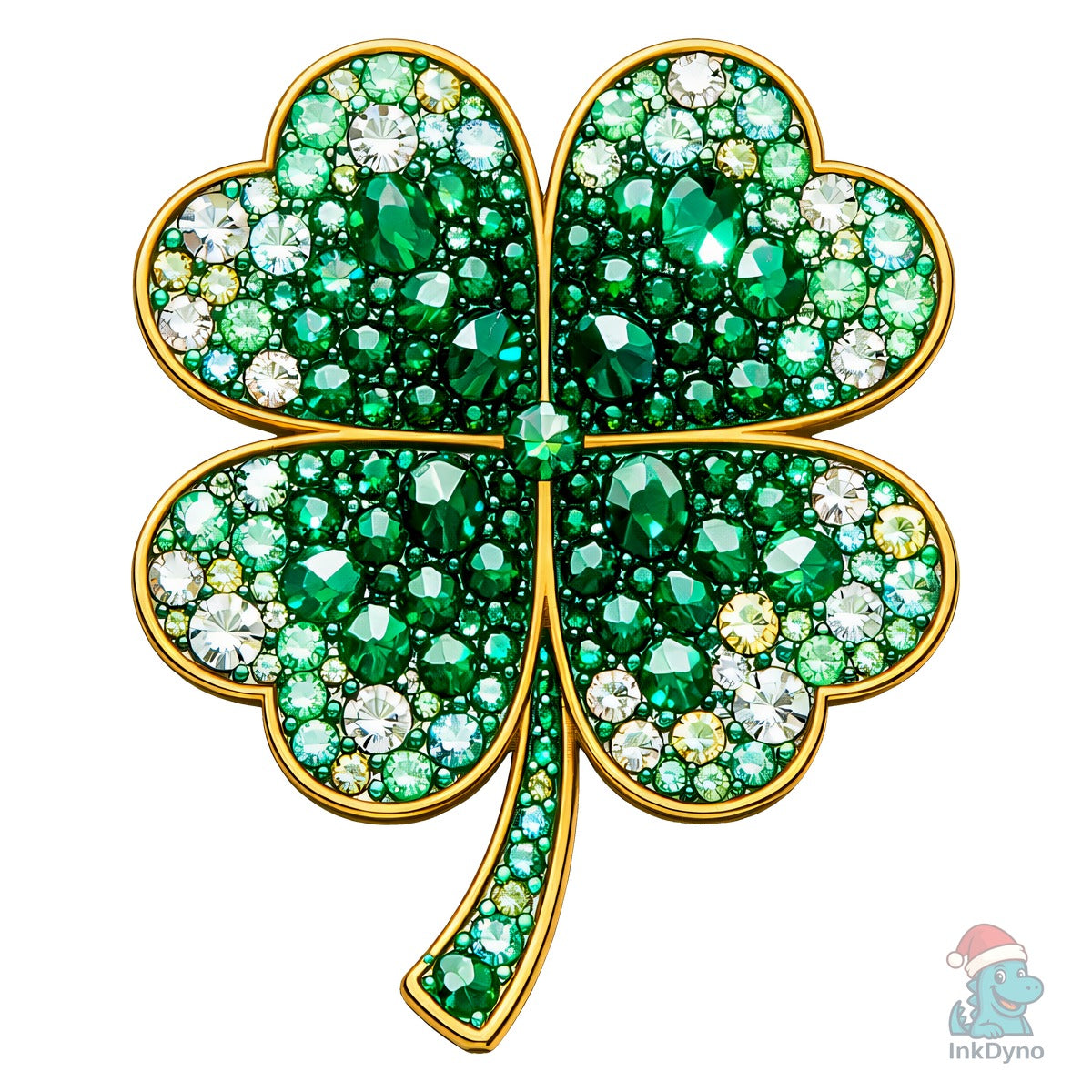 Jeweled Lucky Clover St Patrick