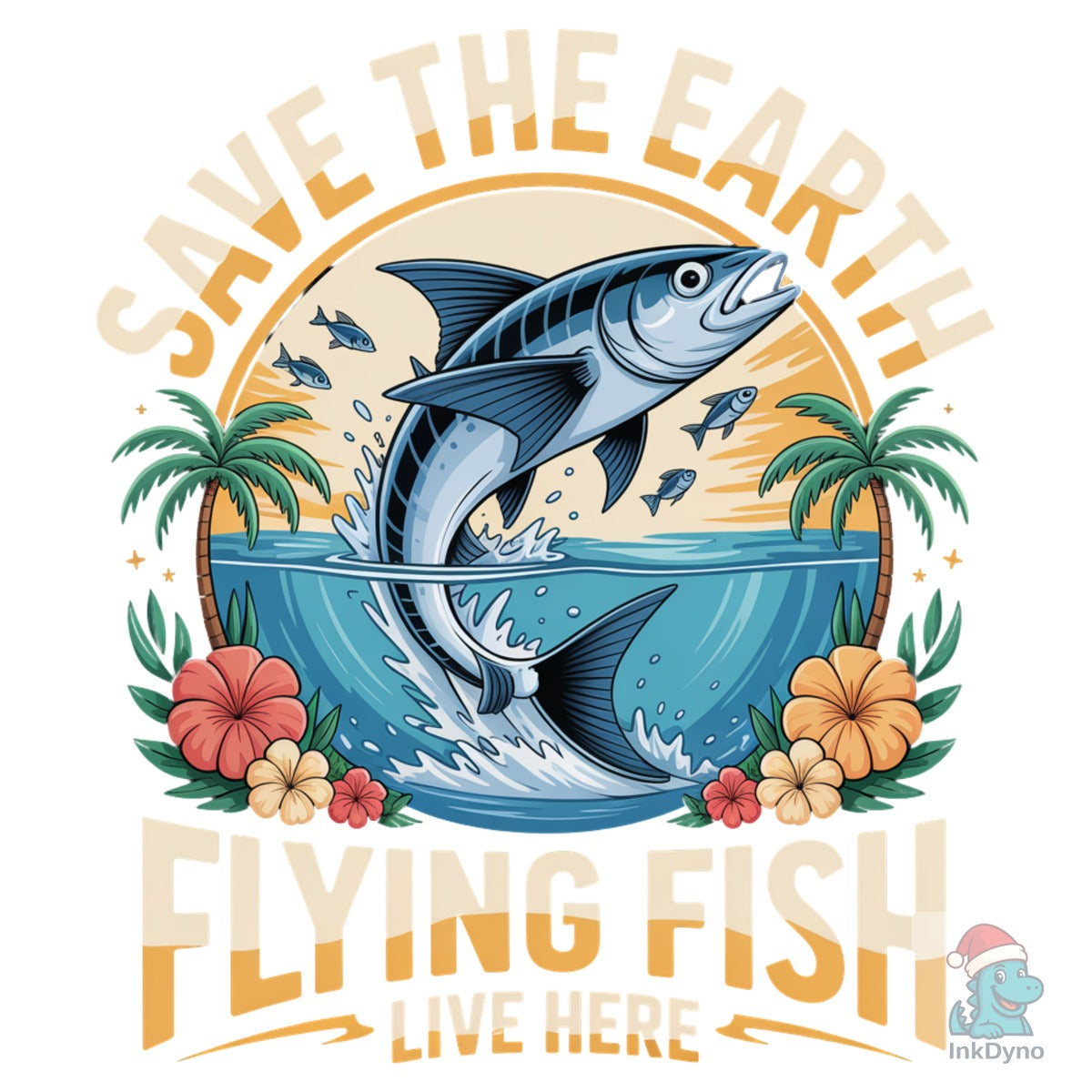 Save the Earth Day Tropical Island