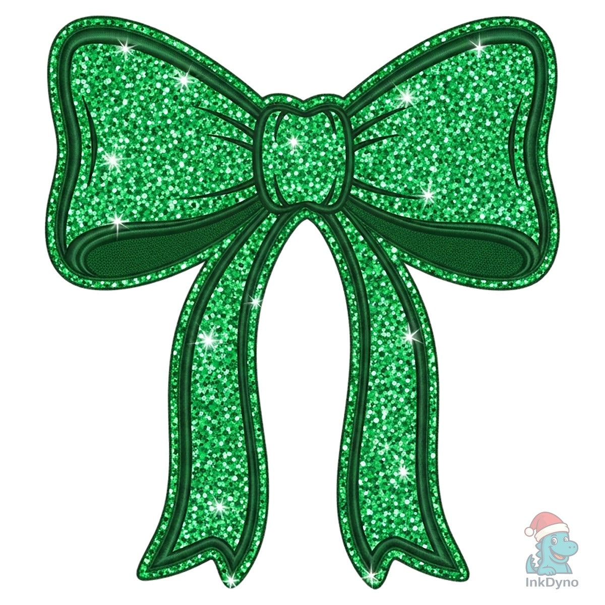 St. Patrick's Day Glitter Bow