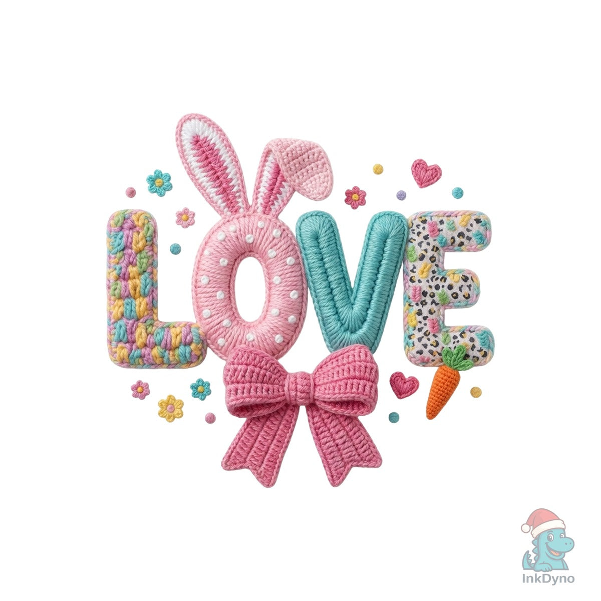 Faux Yarn Valentine Love Sublimation