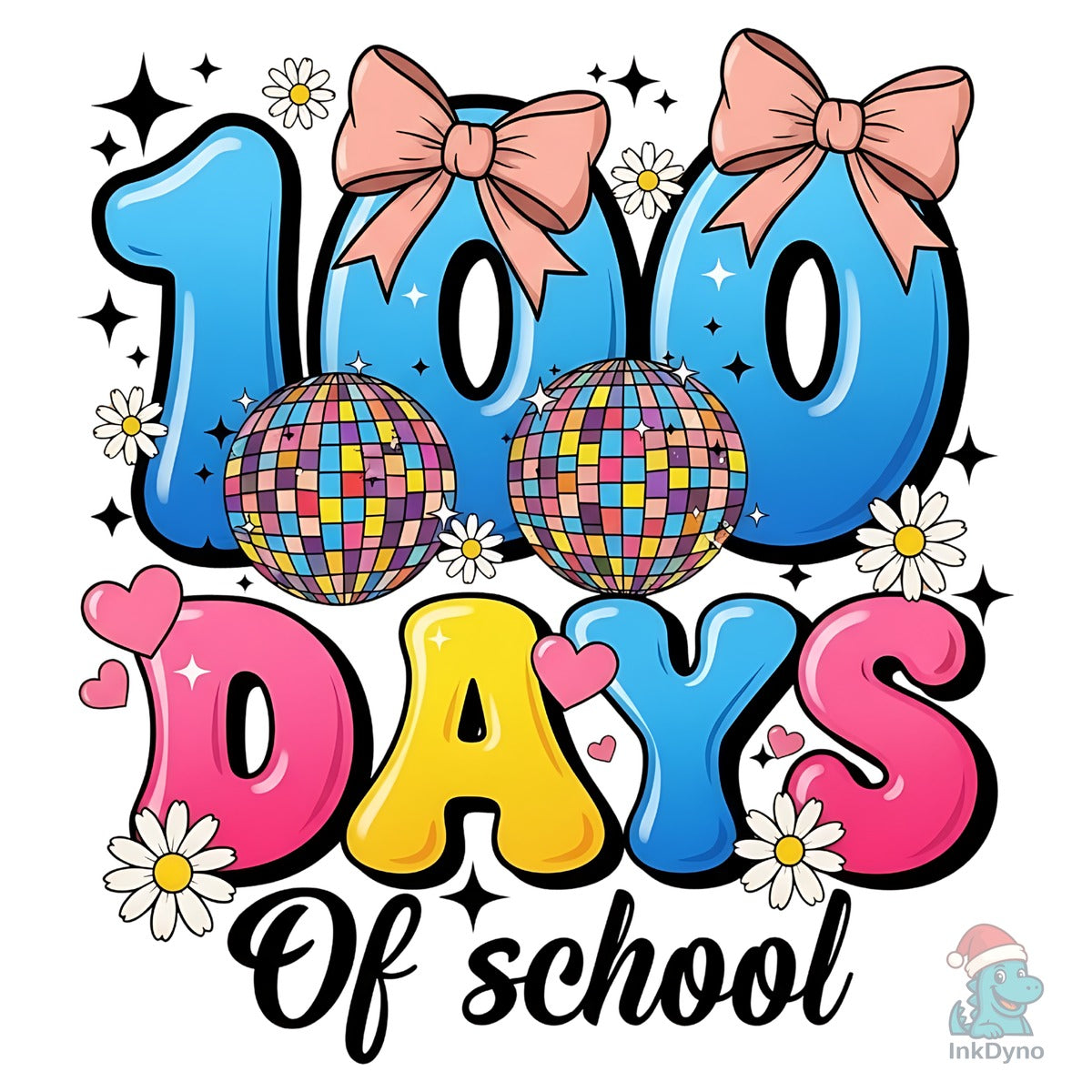 100 Days of School Girl