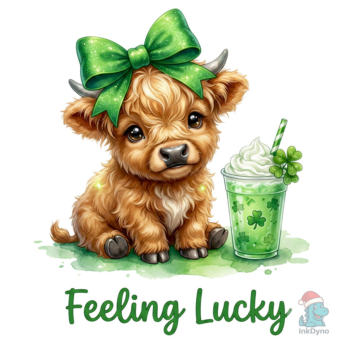 Feeling Lucky Highland Cow