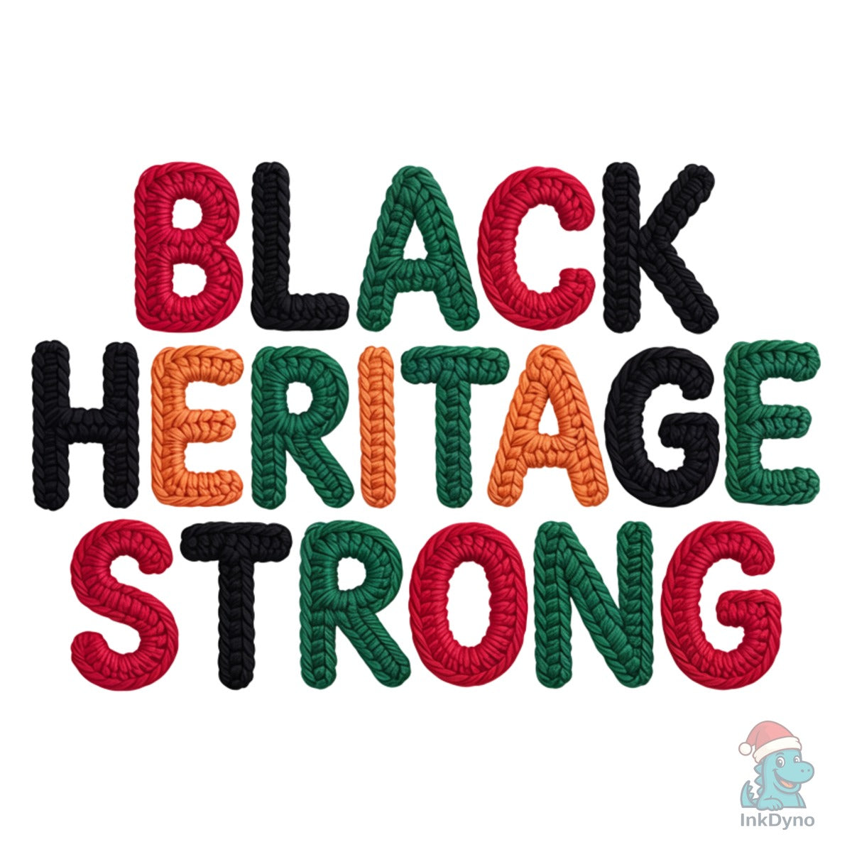Crochet Black Heritage Strong