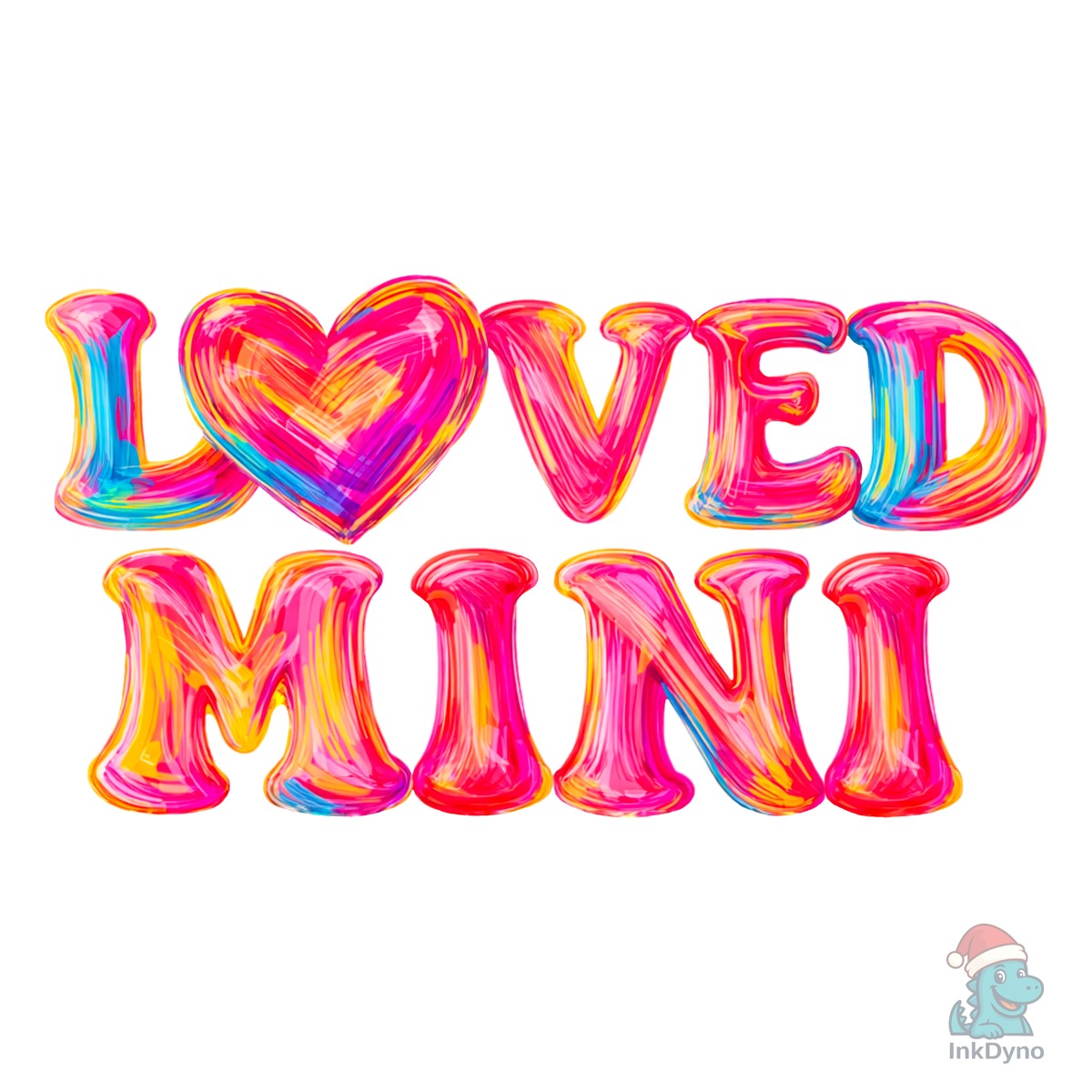 Loved Mama Loved Mini Brushstroke