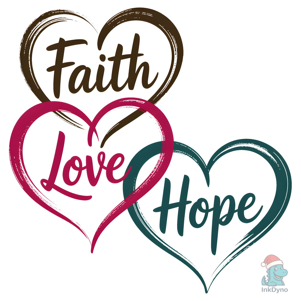 Faith Love Hope Christian Heart