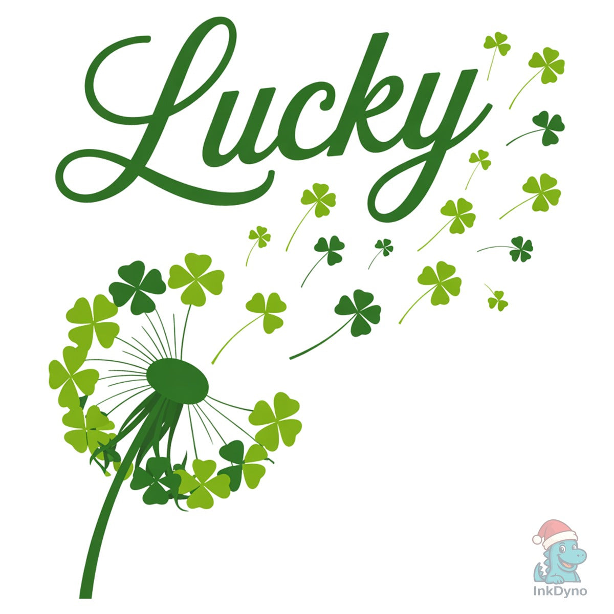 Lucky Clover Dandelion St Patrick's
