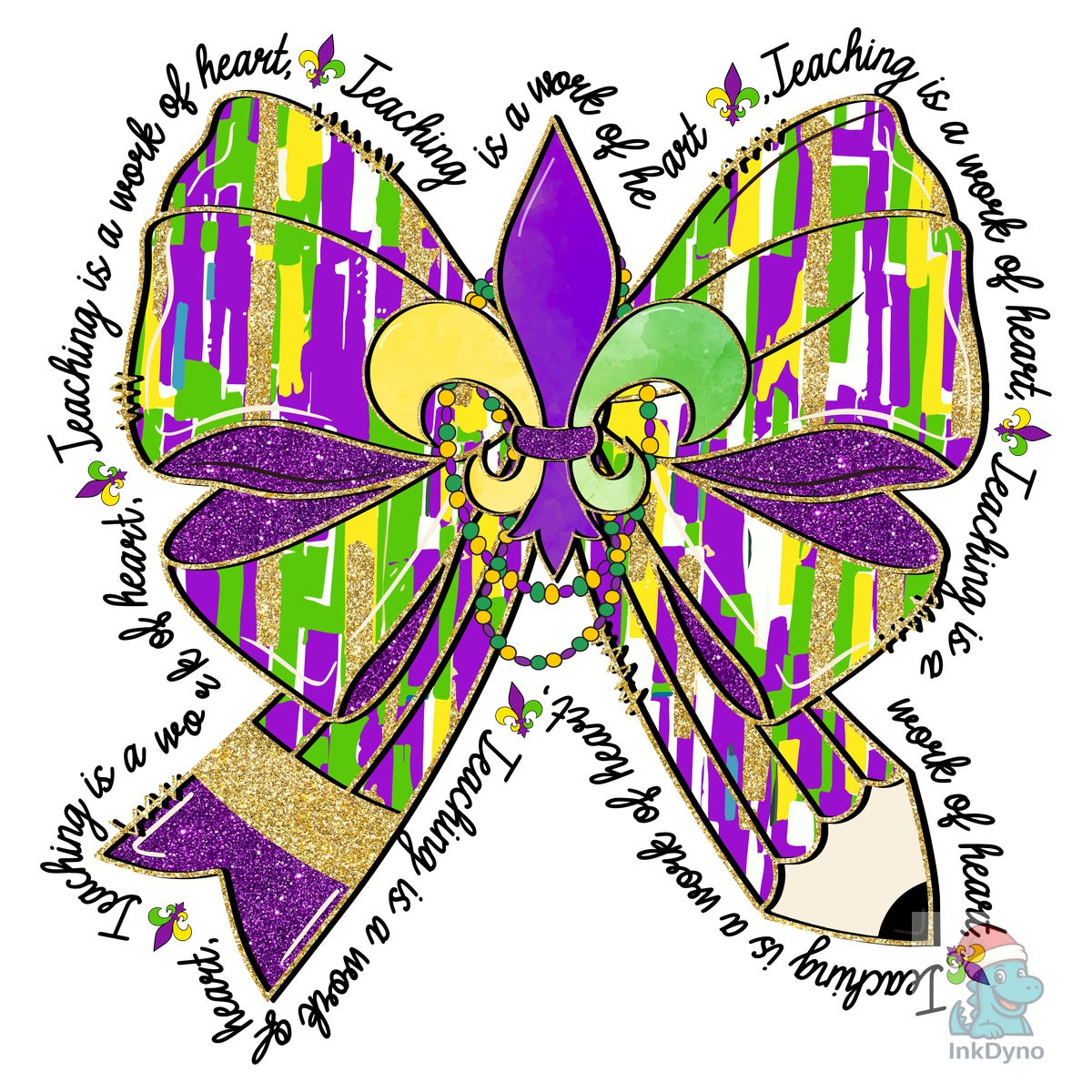 Teaching is a Work of Heart Mardi Gras