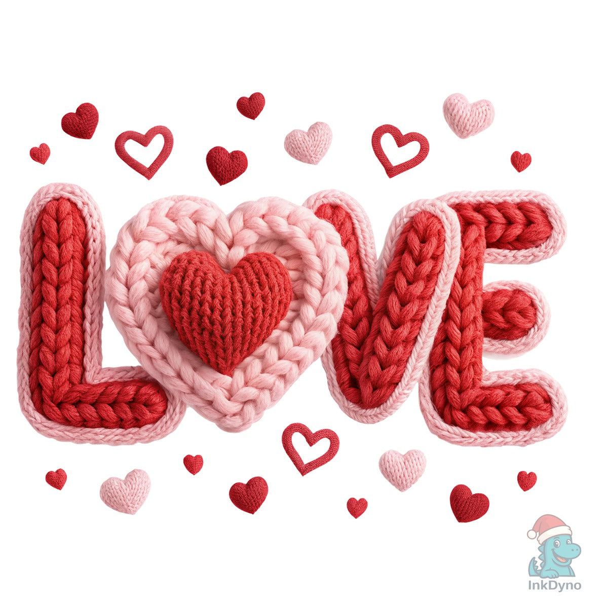 Yarn Crochet Love Heart