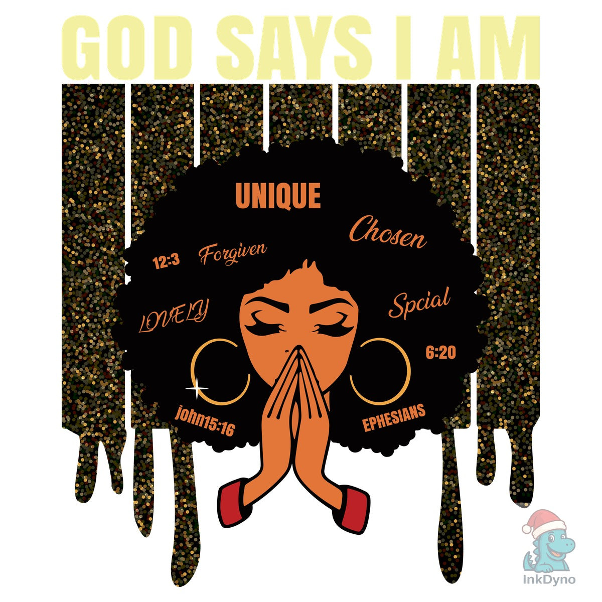 God Says I AM Afro Black Girl