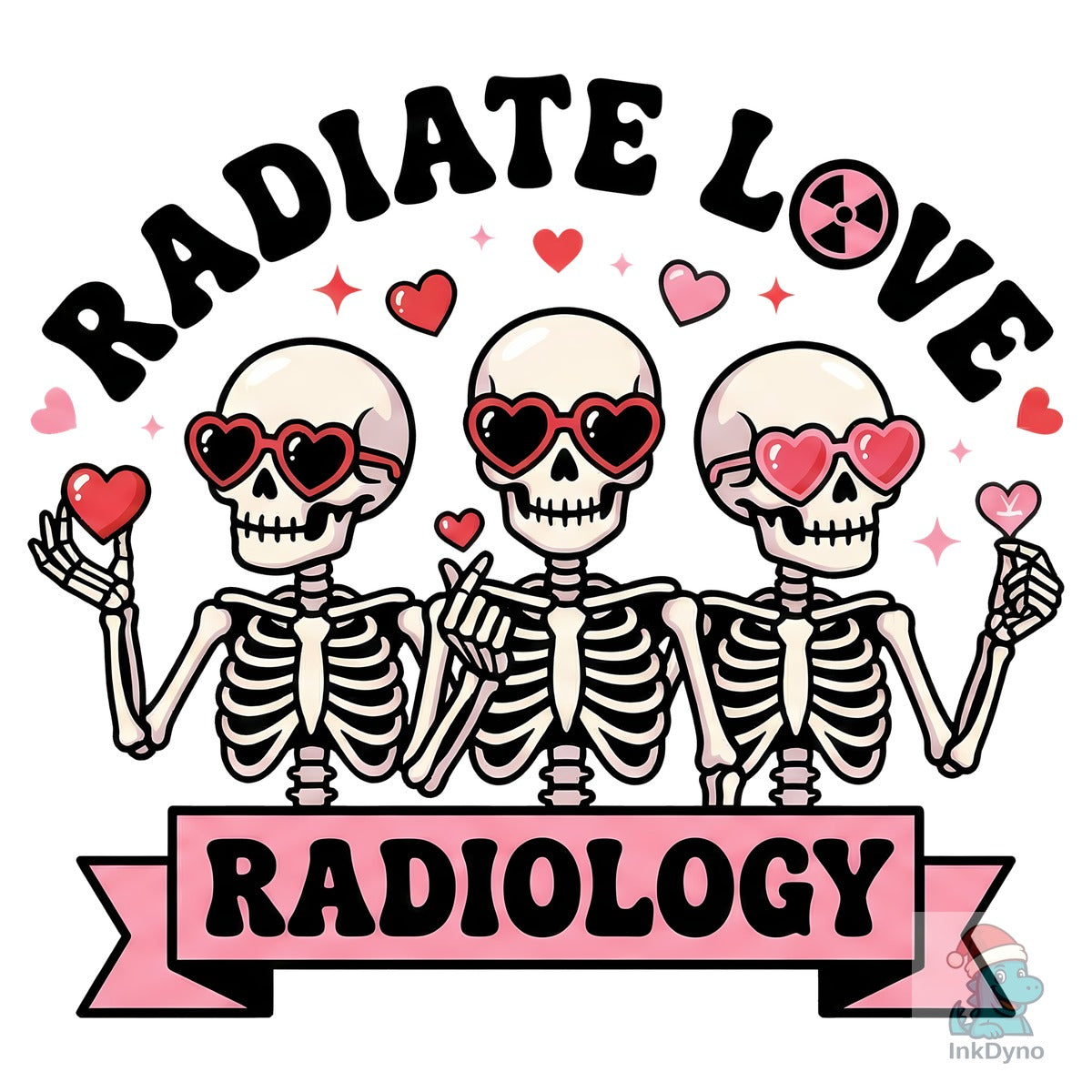 Radiology Valentine Skeleton